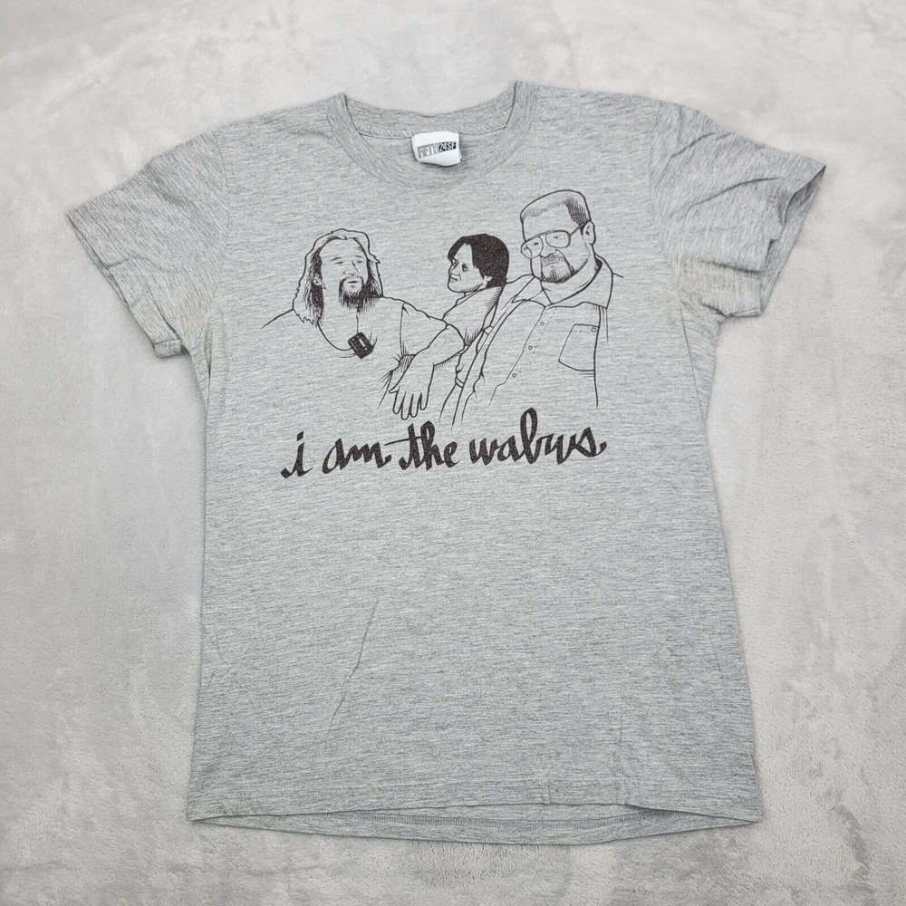 Big Lebowski Top Women Large John Goodman Jeff Bridges Dude Walrus Shirt Blouse